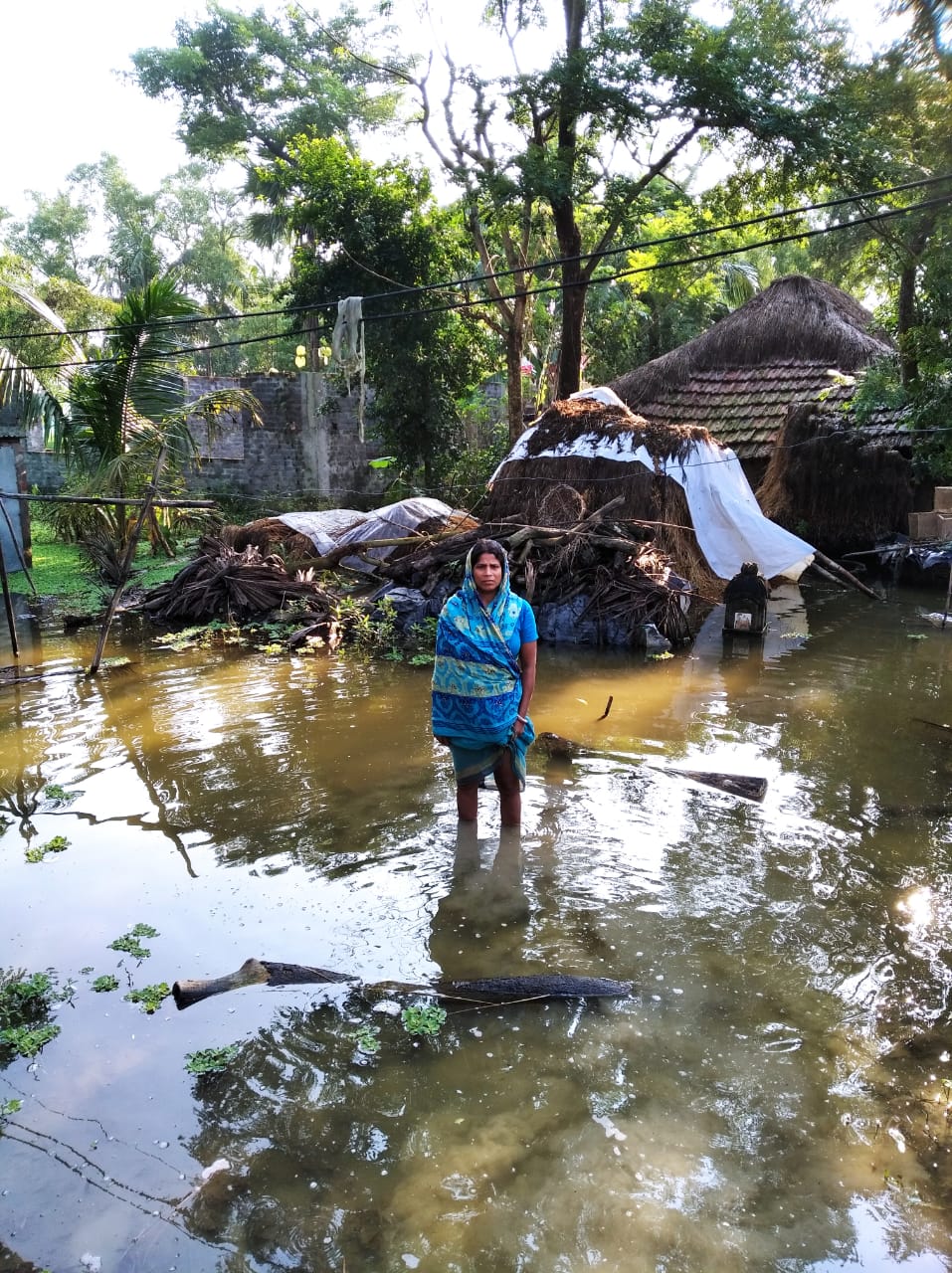 breaking the dam of Keleghai river 2021